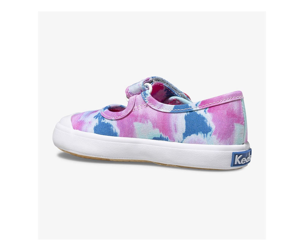 Slip Ons Keds Niña Blancos/Rosas - Harper - 8059-NKSMB